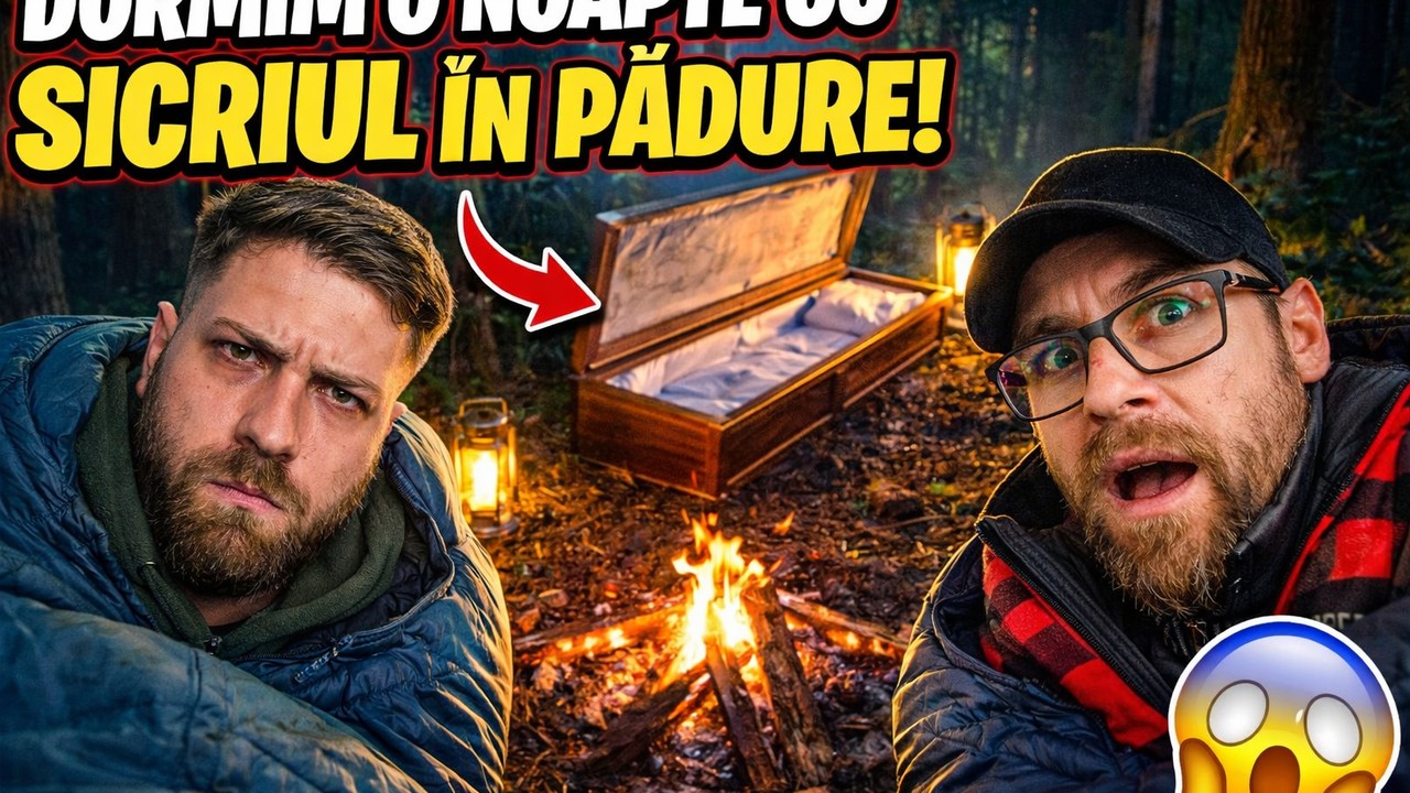 Dormim o Noapte in Padure cu Sicriul !